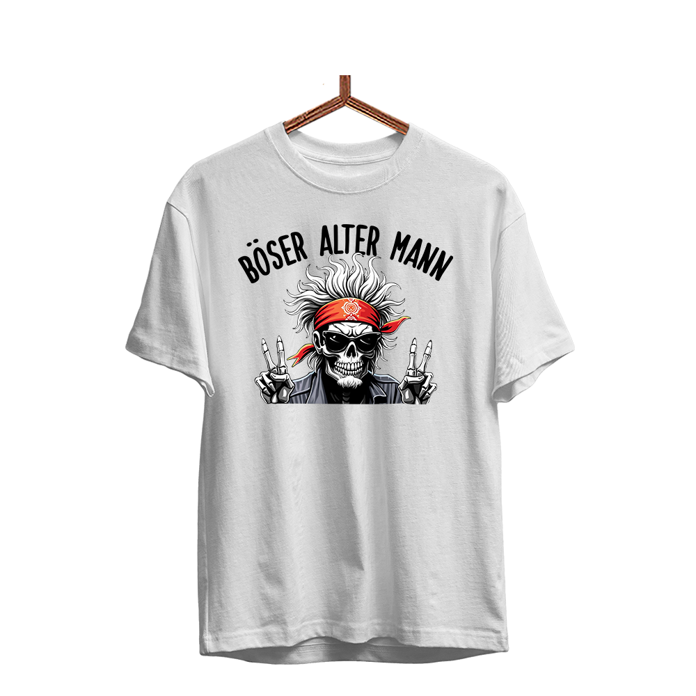Herren T-Shirt Böser alter Mann