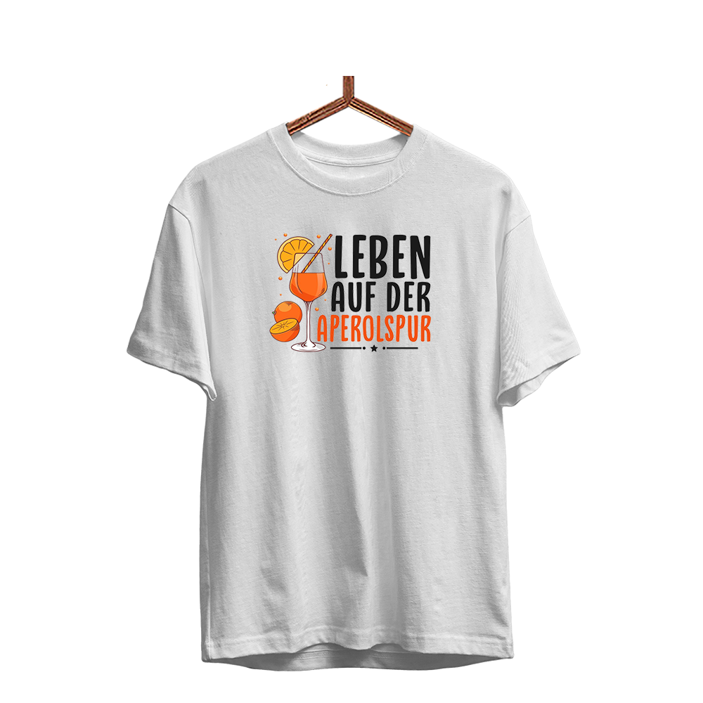 Herren T-Shirt Leben auf der Aperolspur