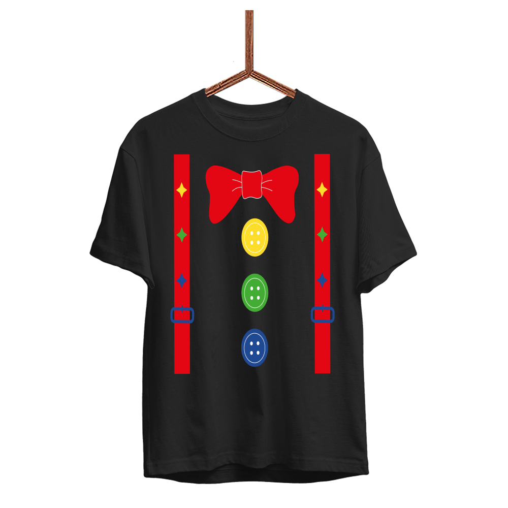 Herren T-Shirt Clown - Schwarzer - Kaffee