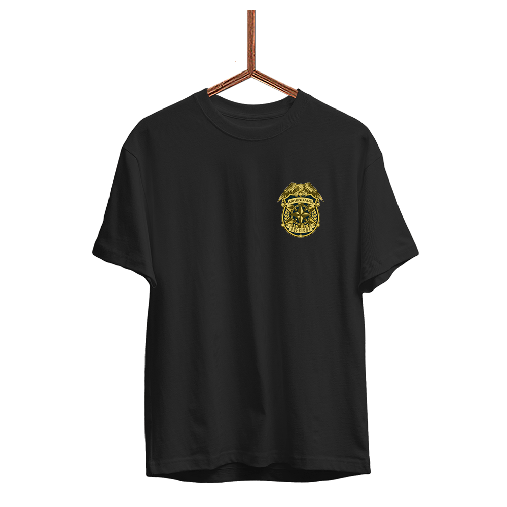 Herren T-Shirt Irrenhaus Aufsicht - Schwarzer - Kaffee