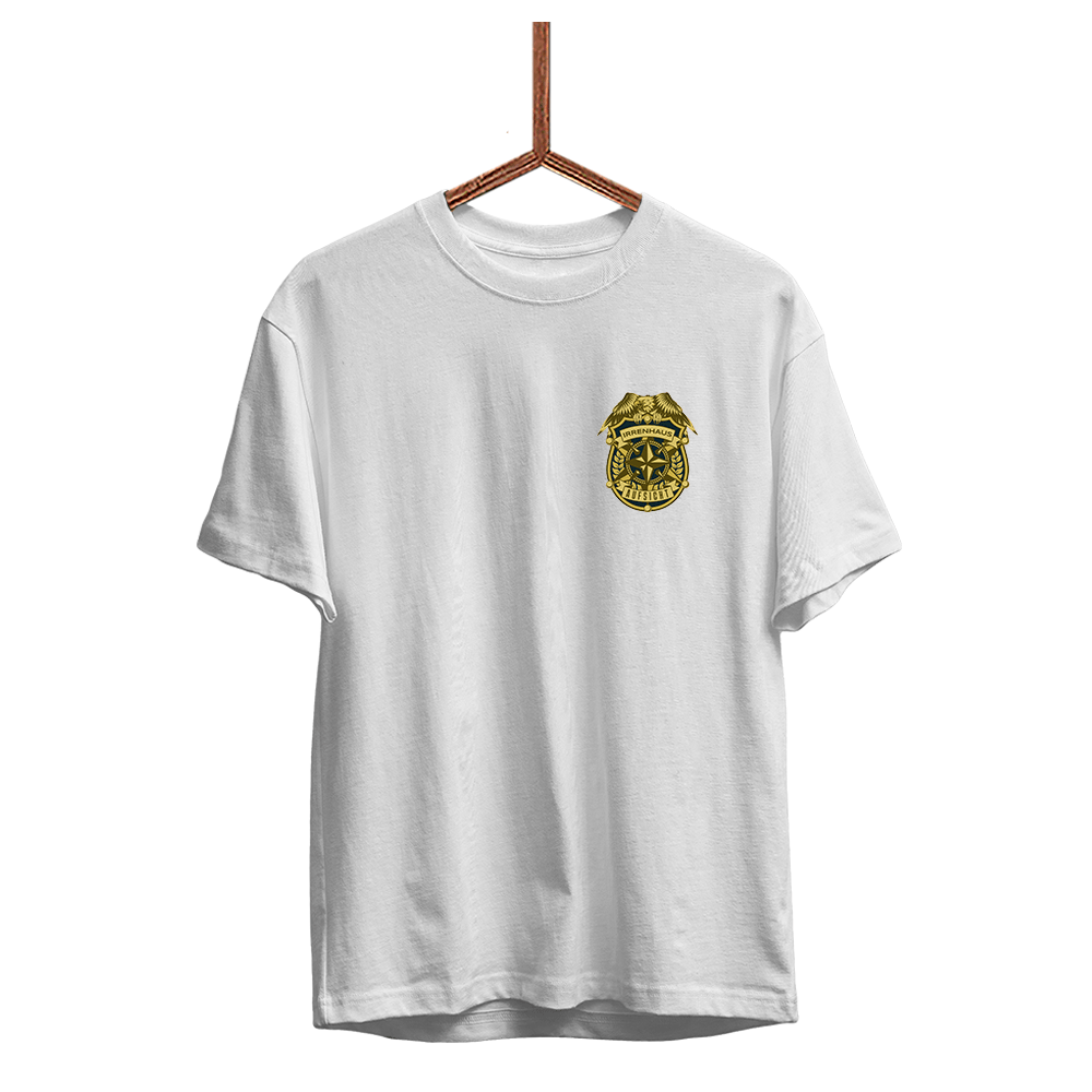 Herren T-Shirt Irrenhaus Aufsicht - Schwarzer - Kaffee
