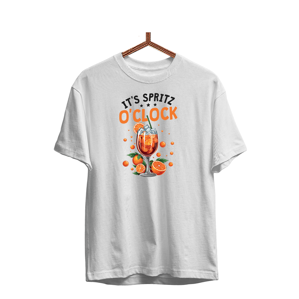 Herren T-Shirt It's Spritz O'Clock - Schwarzer - Kaffee