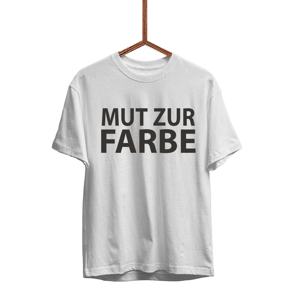 Herren T-Shirt Mut zur Farbe - Schwarzer - Kaffee