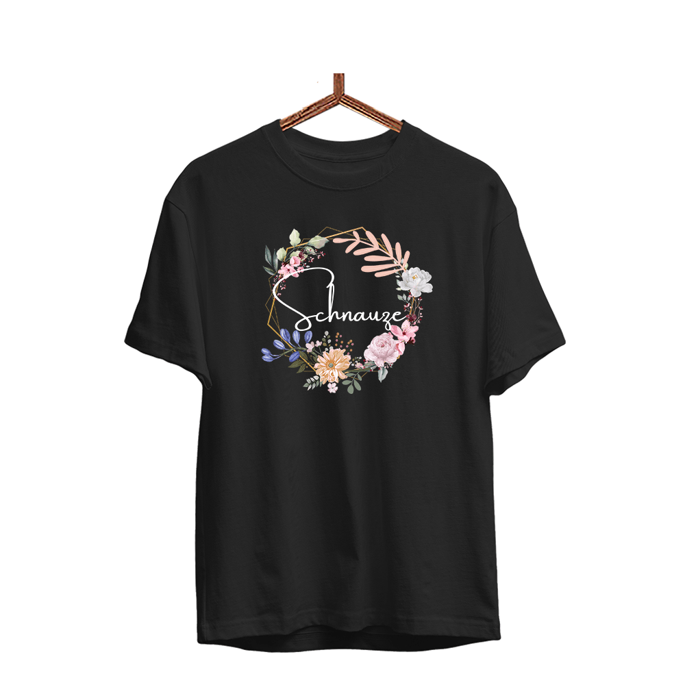 Herren T-Shirt Schnauze - Schwarzer - Kaffee