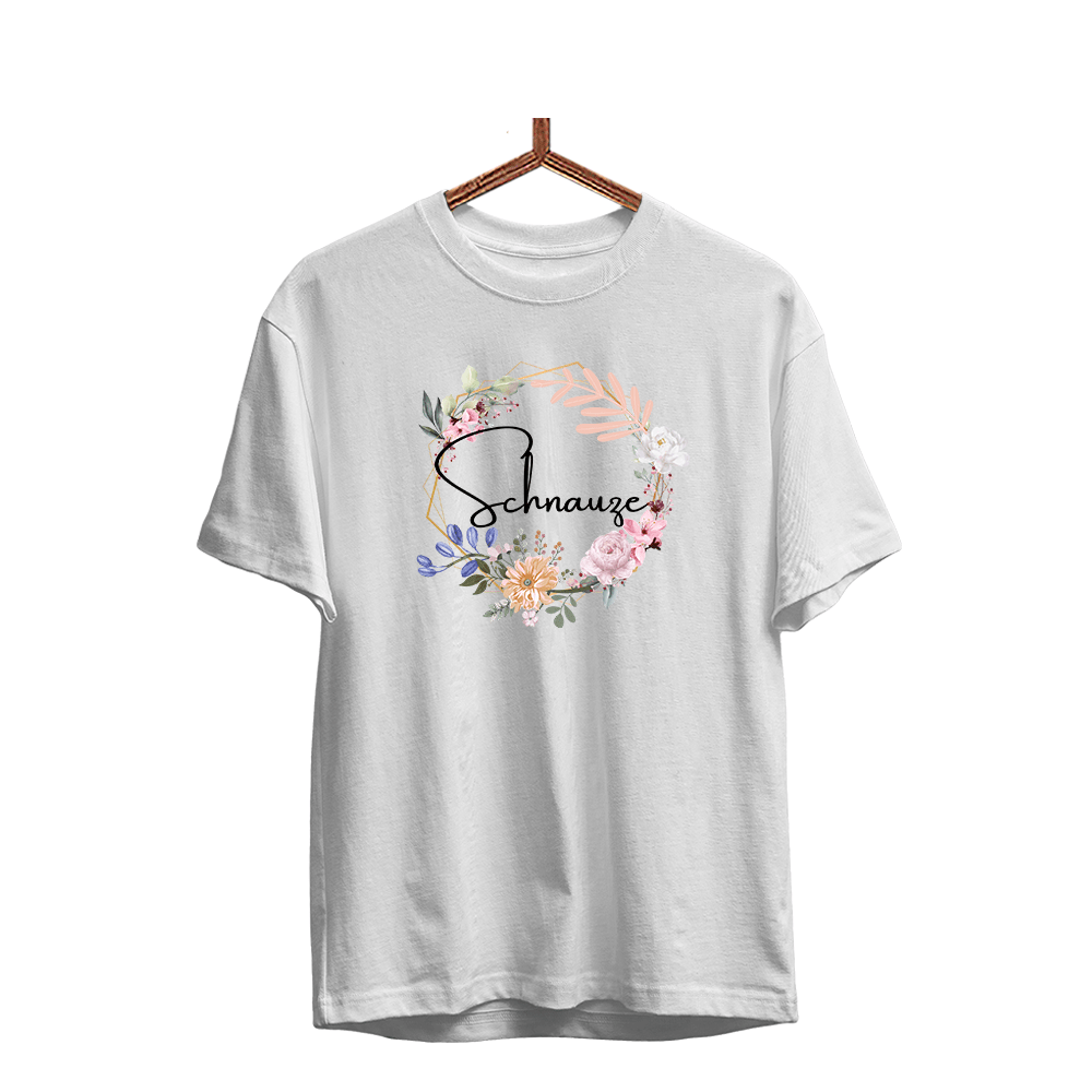 Herren T-Shirt Schnauze - Schwarzer - Kaffee