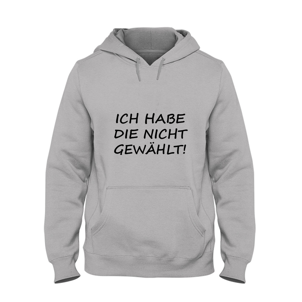 Hoodie ich habe die nicht gewählt! - Schwarzer - Kaffee
