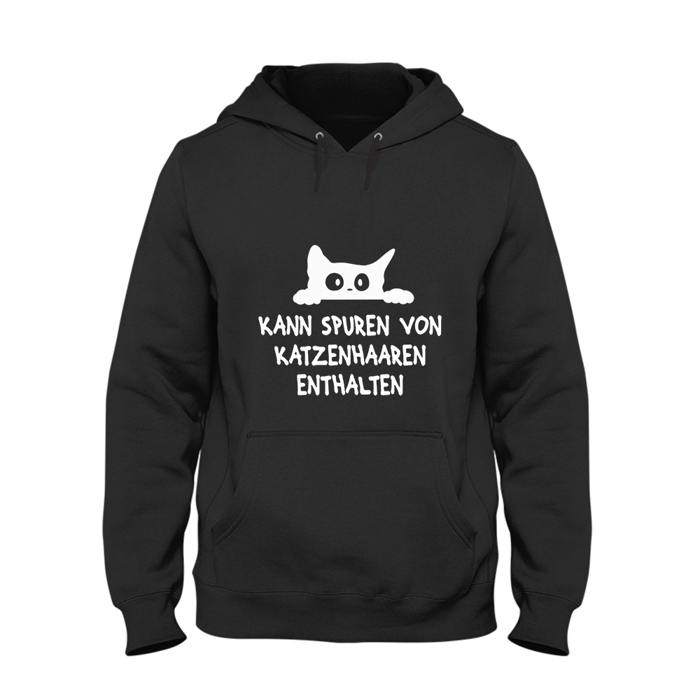Hoodie Unisex Kann spuren von Katzenhaaren enthalten - Schwarzer - Kaffee
