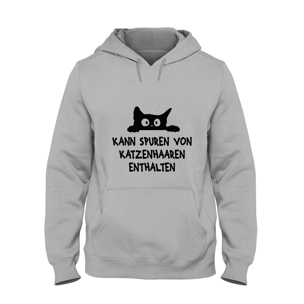 Hoodie Unisex Kann spuren von Katzenhaaren enthalten - Schwarzer - Kaffee