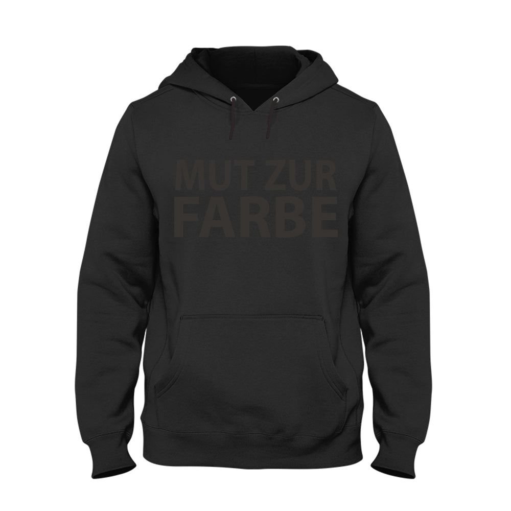 Hoodie Unisex Mut zur Farbe - Schwarzer - Kaffee