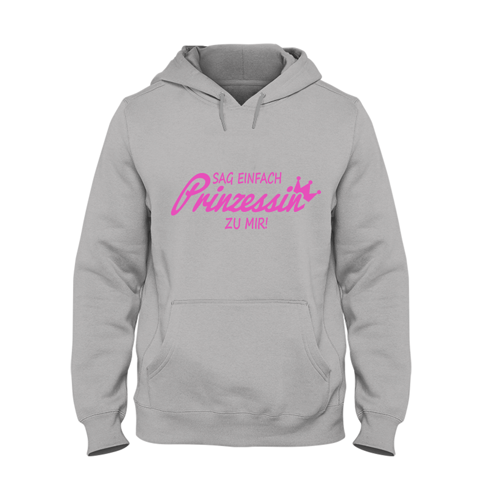 Hoodie Unisex Prinzessin - Schwarzer - Kaffee