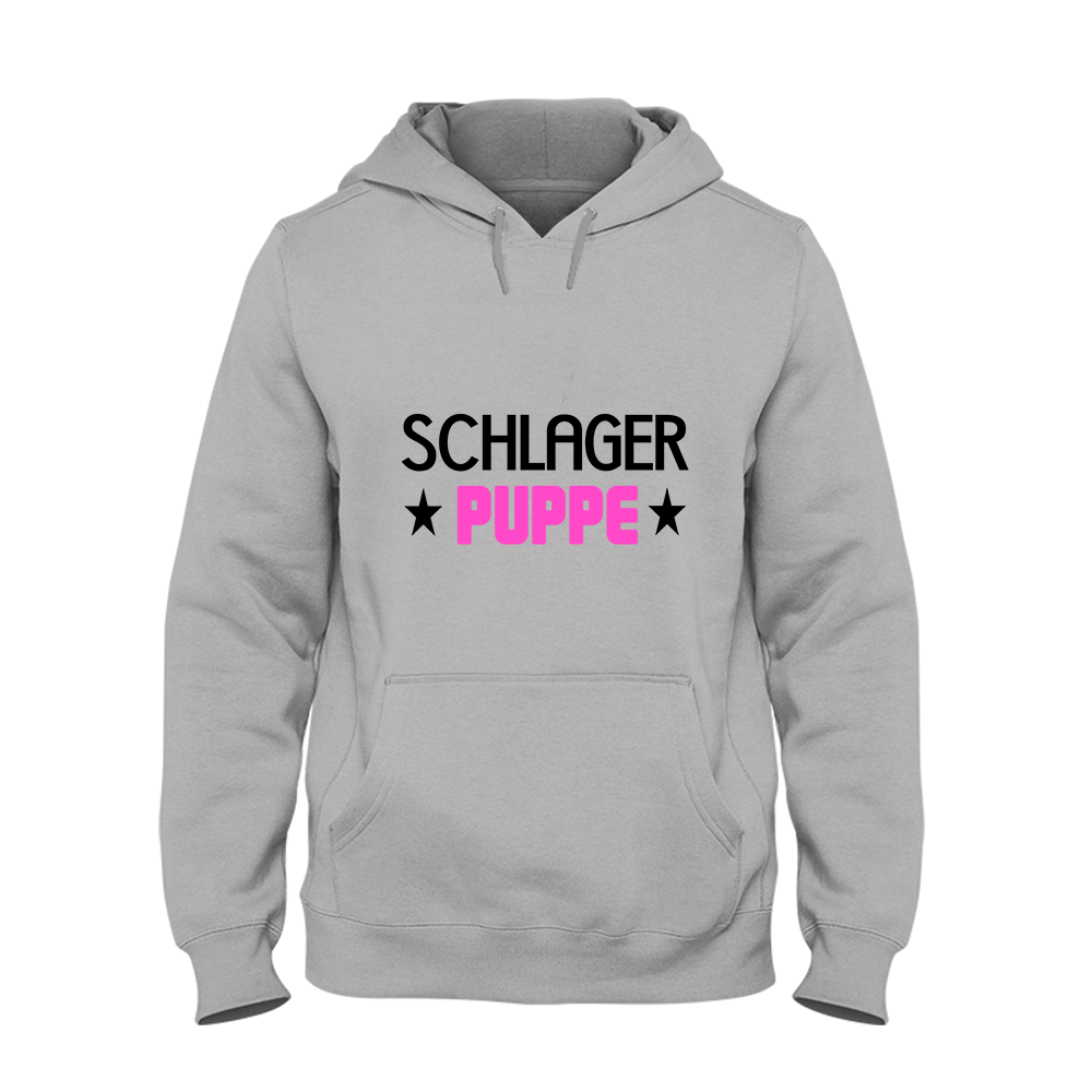 Hoodie Unisex Schlager Star - Schwarzer - Kaffee