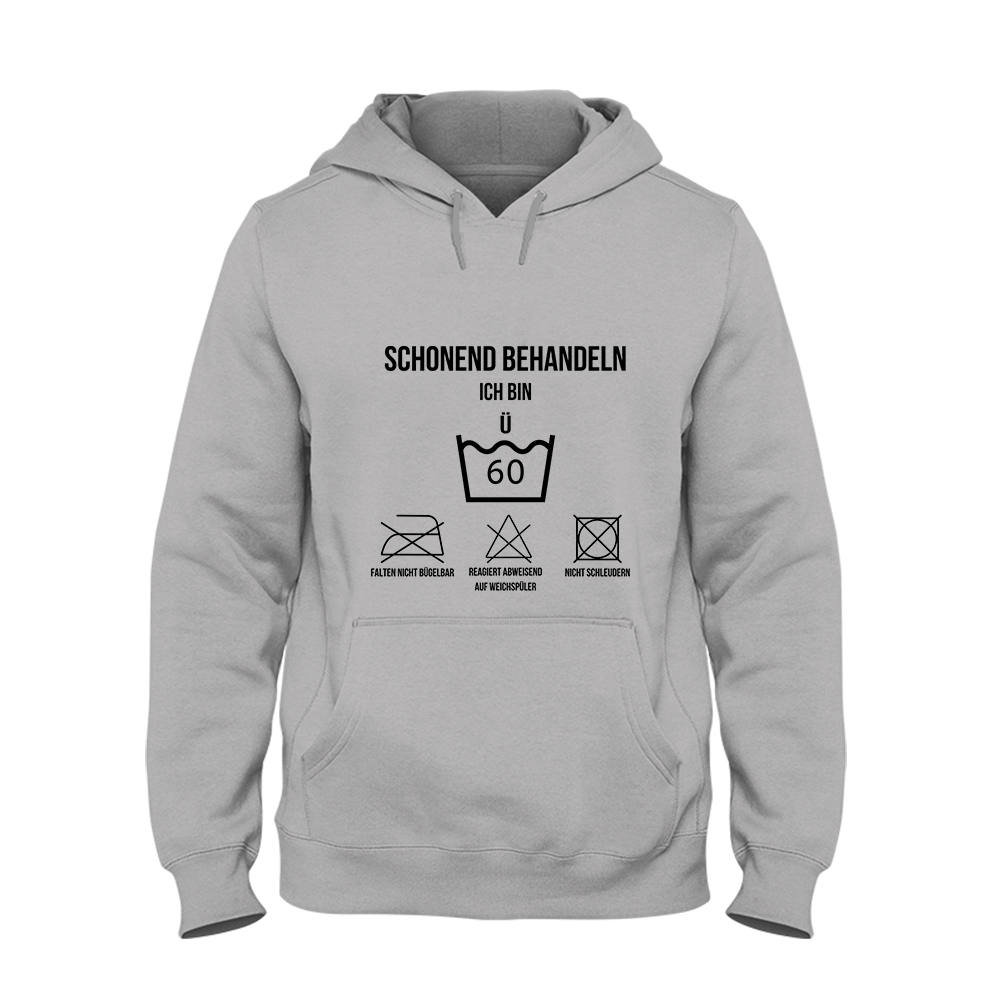 Hoodie Unisex Schonend behandeln 60 - Schwarzer - Kaffee