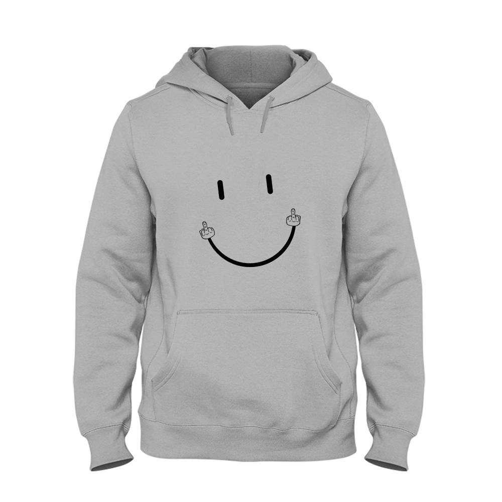 Hoodie Unisex Smile - Schwarzer - Kaffee