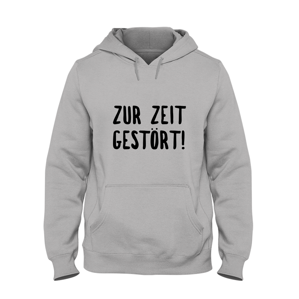 Hoodie Unisex ZUR ZEIT GESTÖRT - Schwarzer - Kaffee