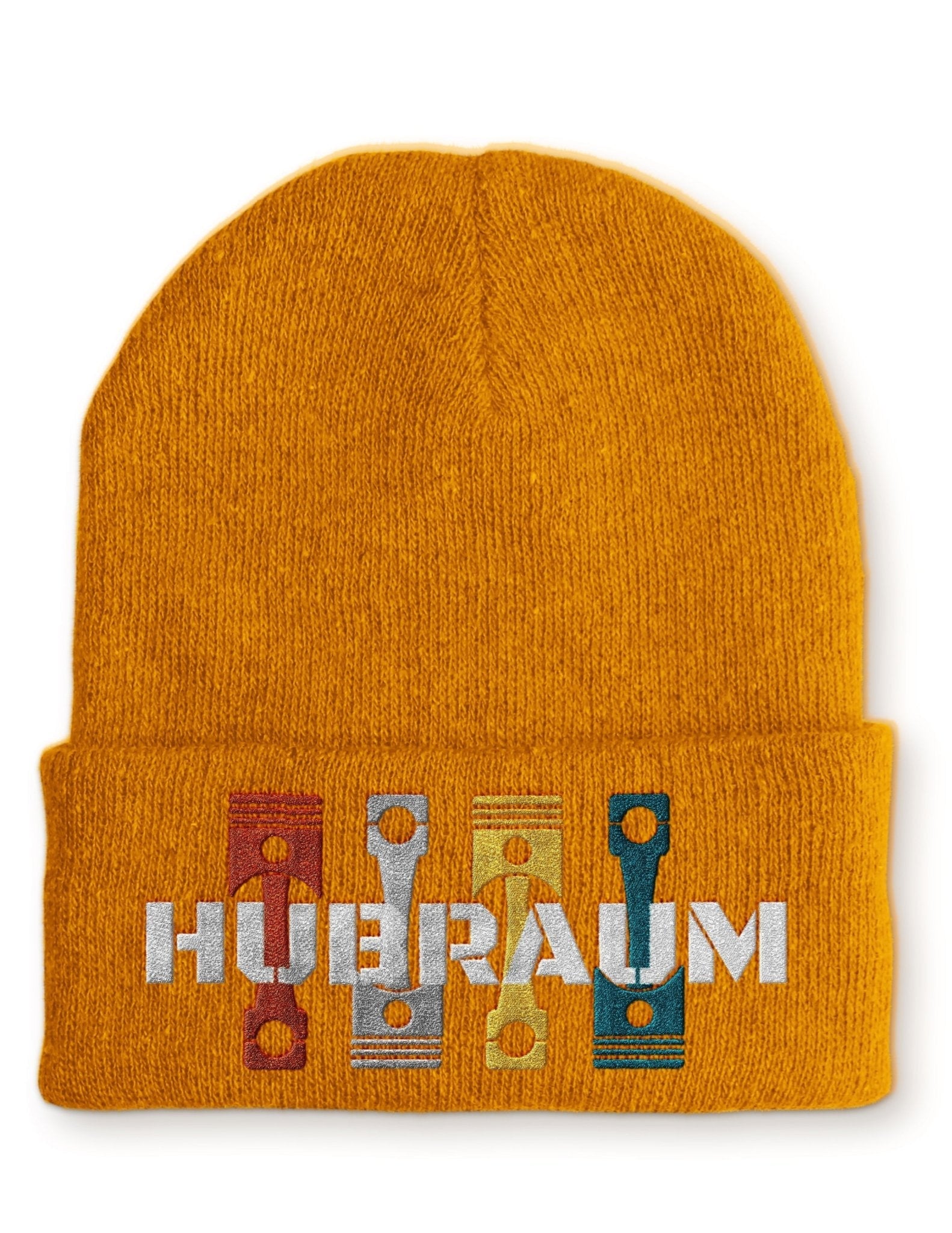 Hubraum Statement Beanie Mütze mit Spruch - tshirtladen - Mütze