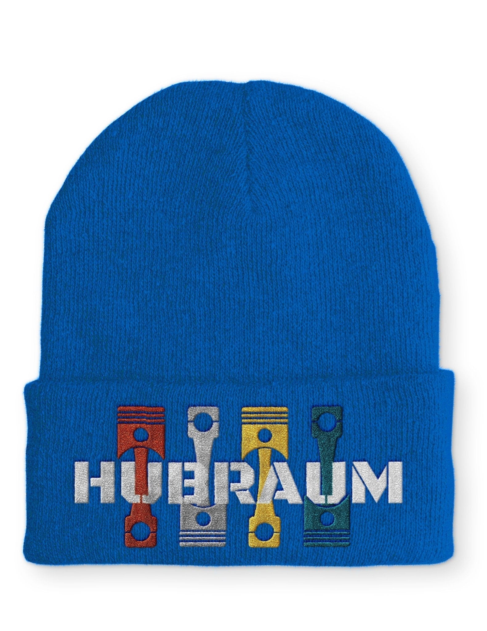 Hubraum Statement Beanie Mütze mit Spruch - tshirtladen - Mütze