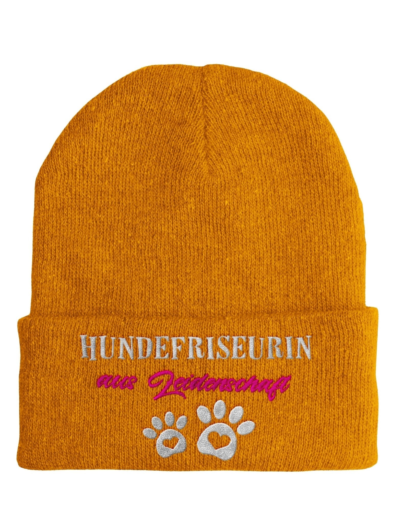 Hundefriseurin aus Leidenschaft Beanie Mütze mit Spruch - tshirtladen - Mütze