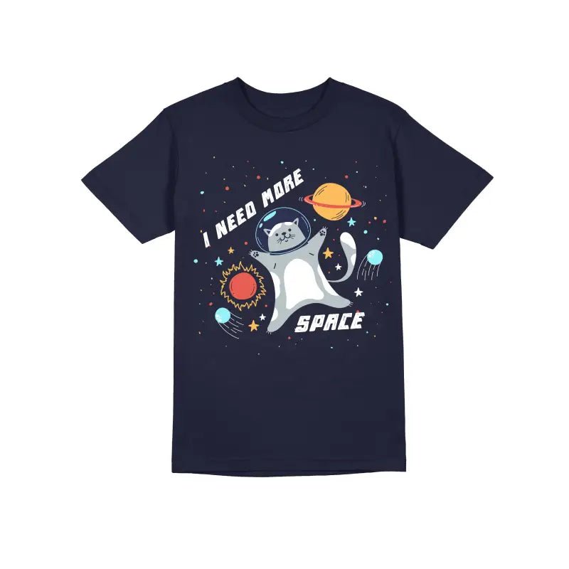 I Need More Space Astronaut Herren Unisex T-Shirt - Schwarzer - Kaffee