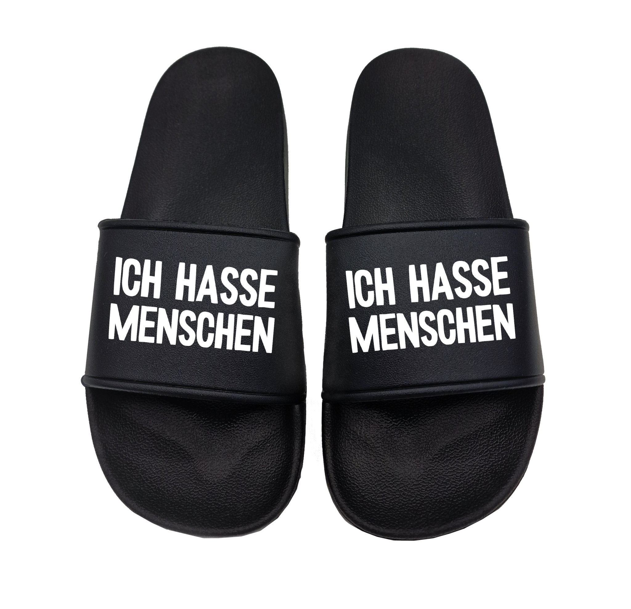 Ich hasse Menschen Badelatschen perfekt für Urlaub und Strand - tshirtladen - Badelatschen