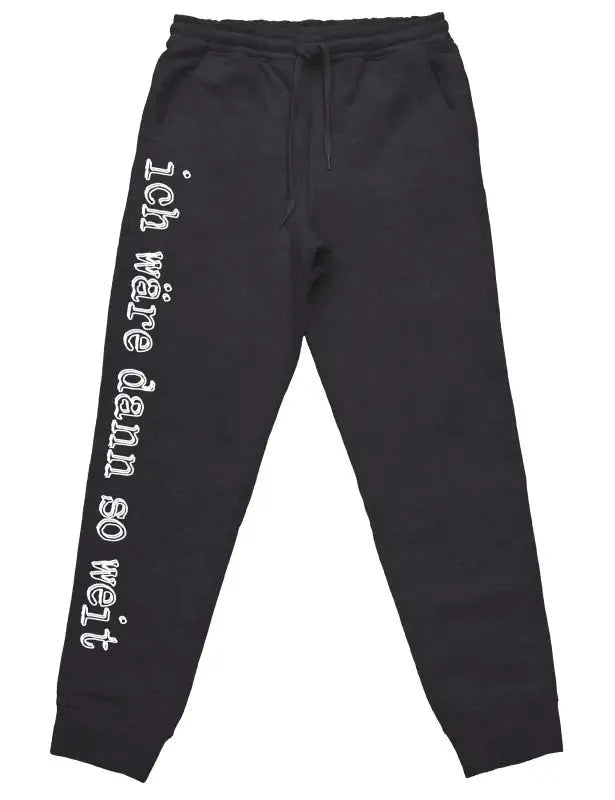 Ich wäre dann so weit Jogginghose mit lustigem Spruch - tshirtladen -