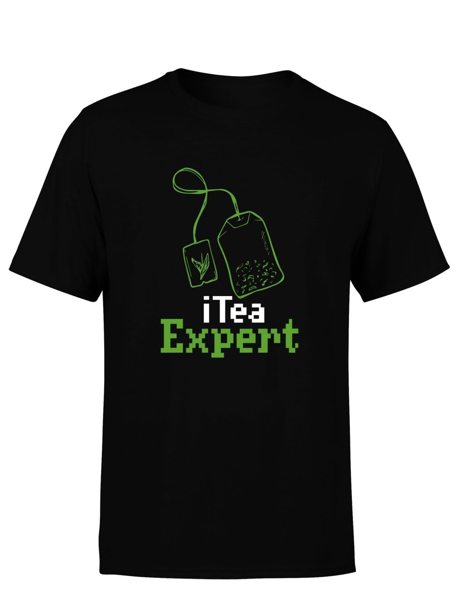 iTea Expert Herren T-Shirt - Schwarzer - Kaffee
