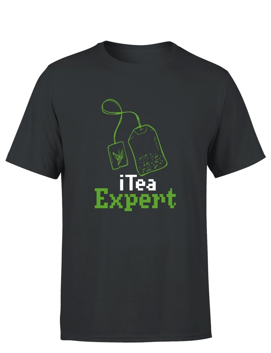 iTea Expert Herren T-Shirt - Schwarzer - Kaffee