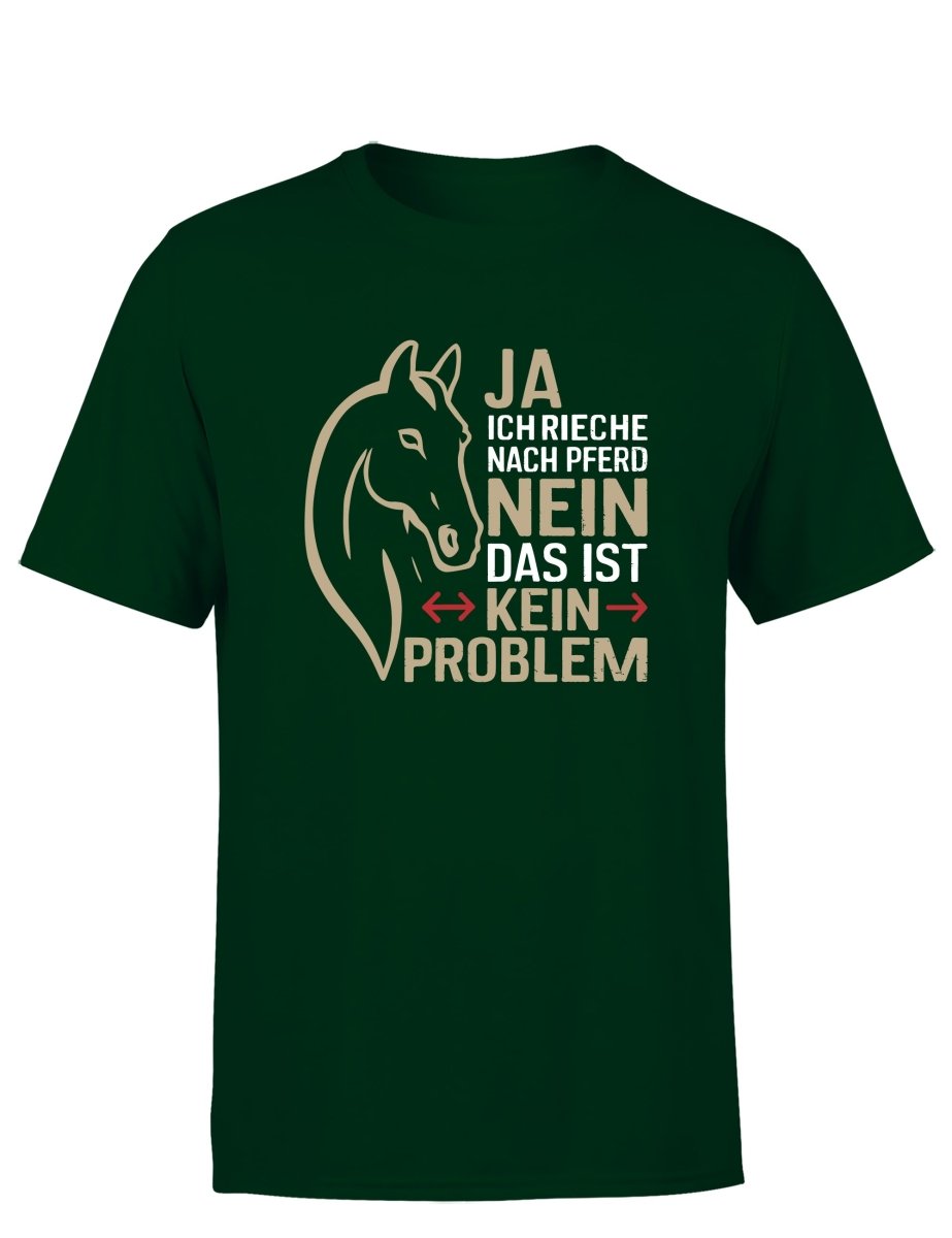 Ja ich rieche nach Pferd Nein das ist kein Problem Herren T-Shirt - Schwarzer - Kaffee