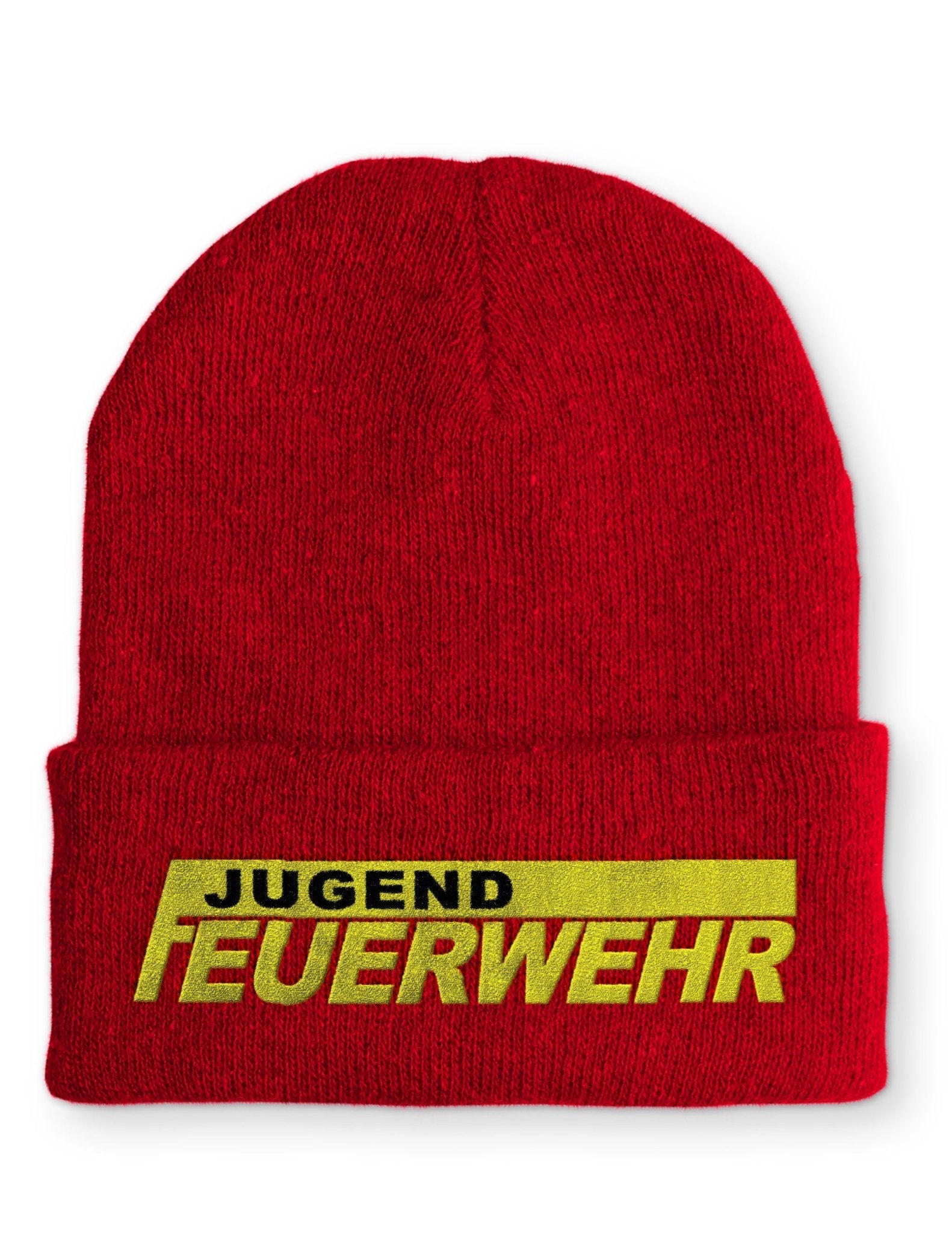 Jugendfeuerwehr Keller Beanie Mütze mit Spruch - tshirtladen - Mütze