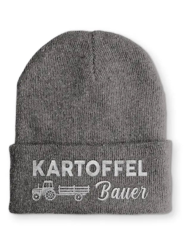 Kartoffel Bauer Statement Beanie Mütze mit Spruch - tshirtladen - Mütze