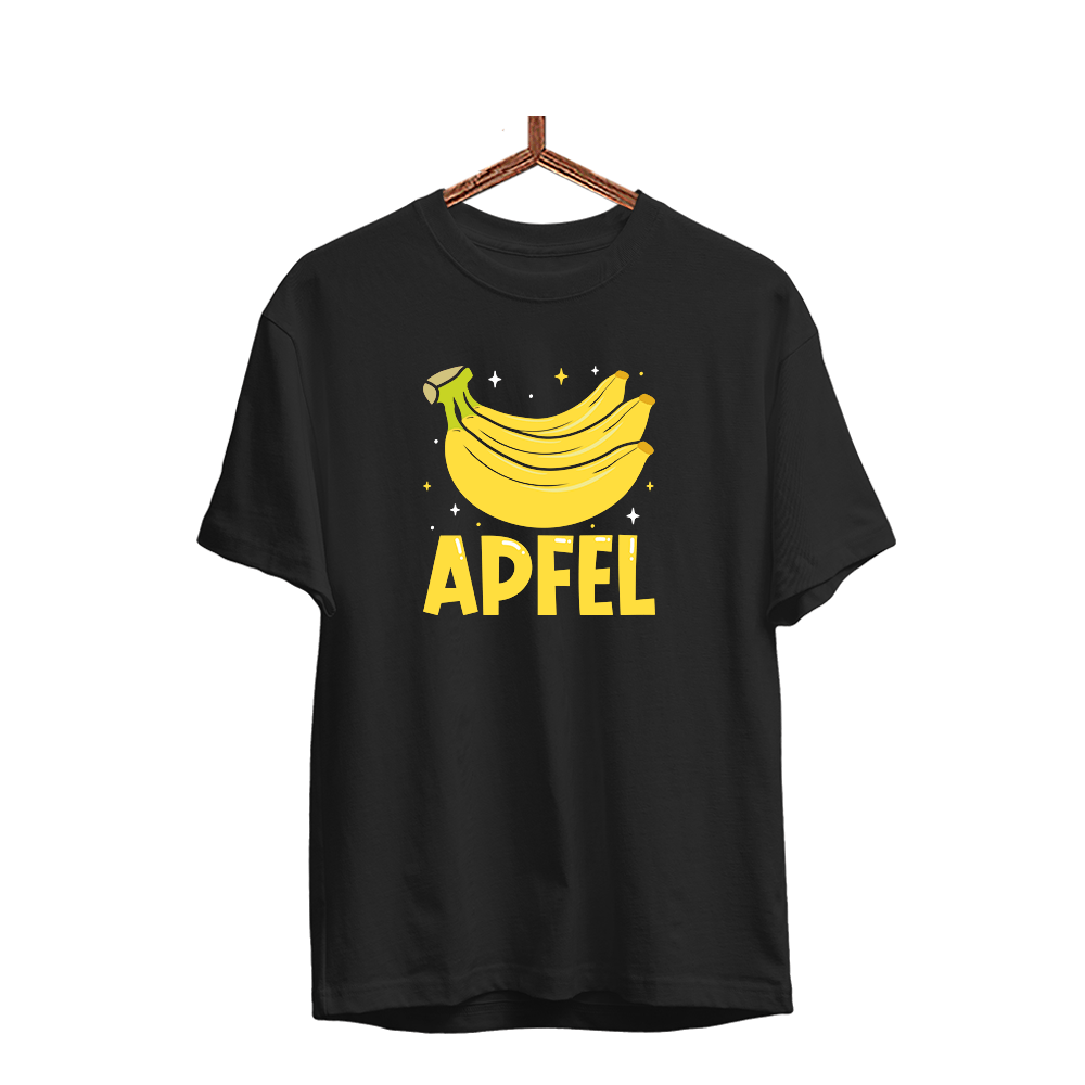 Kinder T-Shirt Apfel - Schwarzer - Kaffee