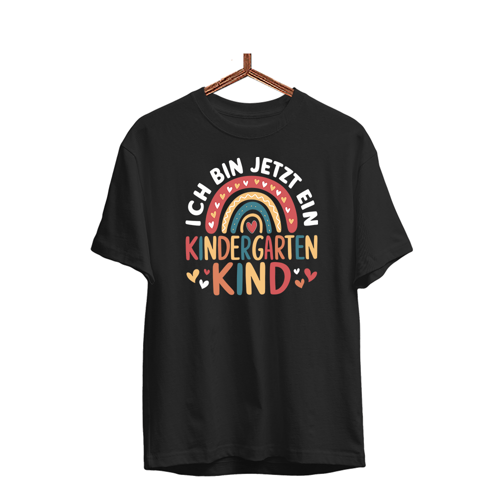 Kinder T-Shirt Kindergarten Kind - Schwarzer - Kaffee