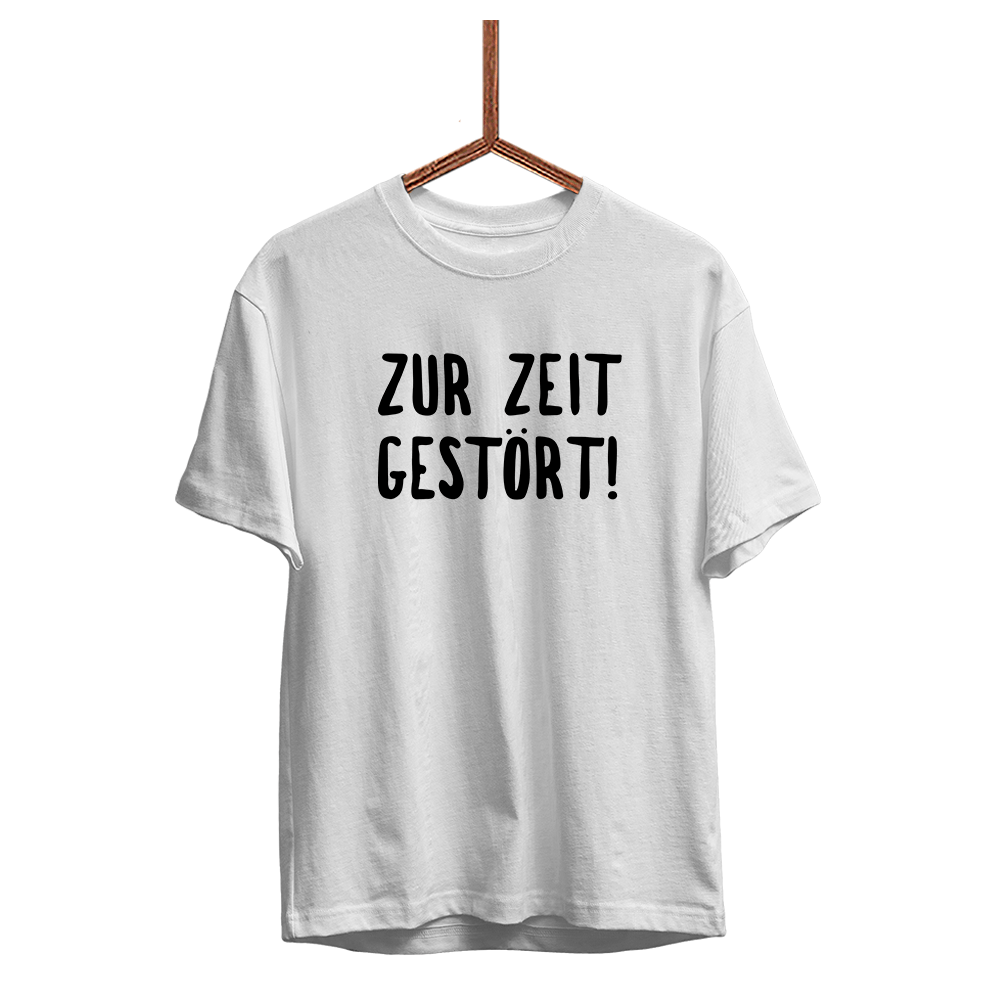 Kinder T-Shirt ZUR ZEIT GESTÖRT - Schwarzer - Kaffee