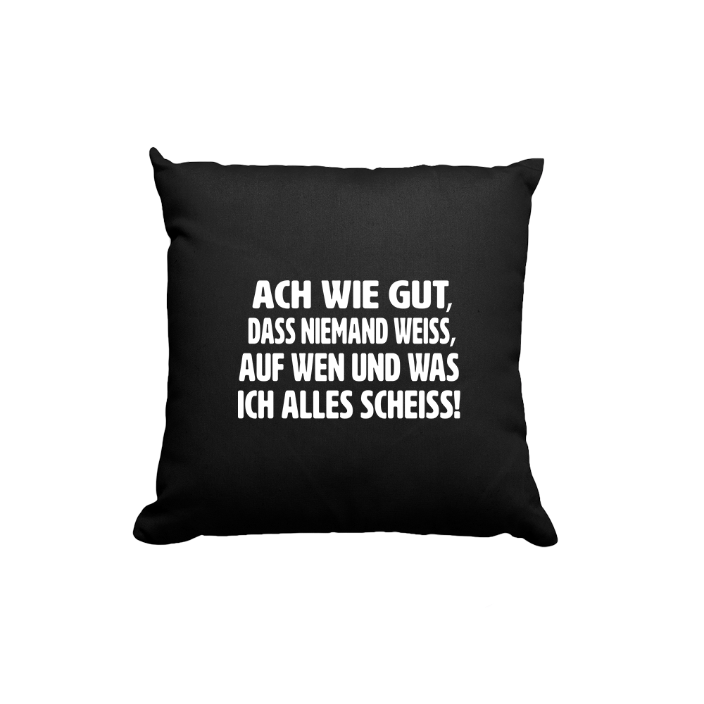 Kissen ach wie gut - Schwarzer - Kaffee