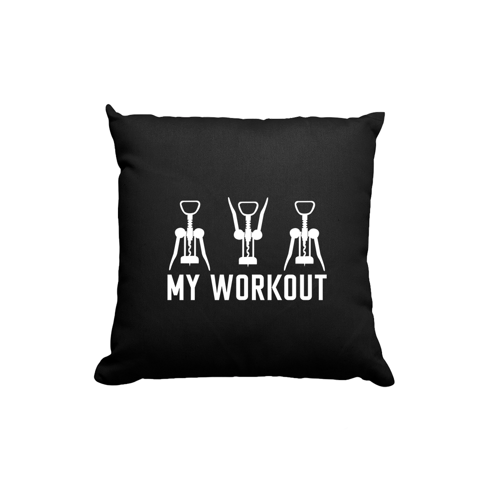 Kissen My Workout - Schwarzer - Kaffee
