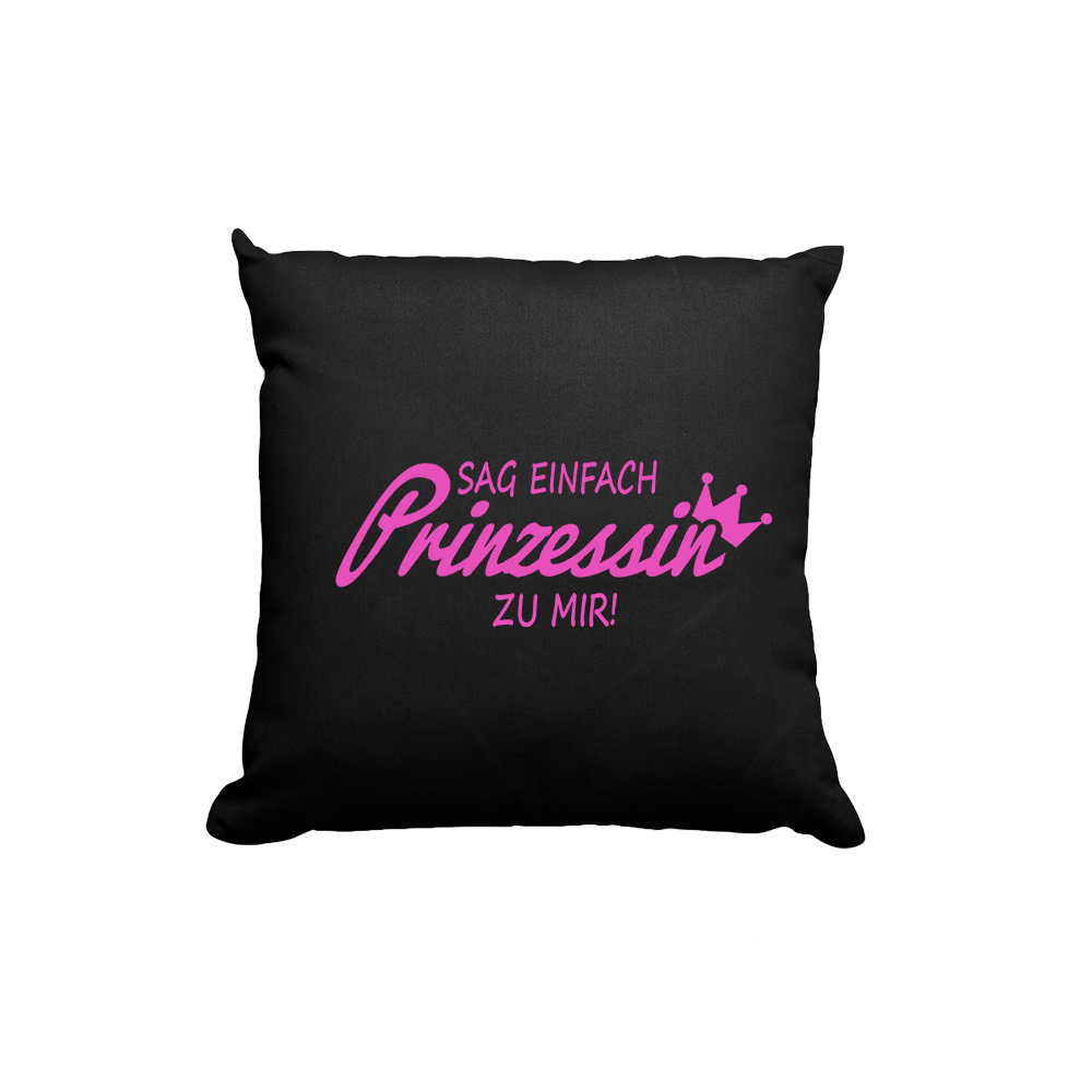 Kissen Prinzessin - Schwarzer - Kaffee