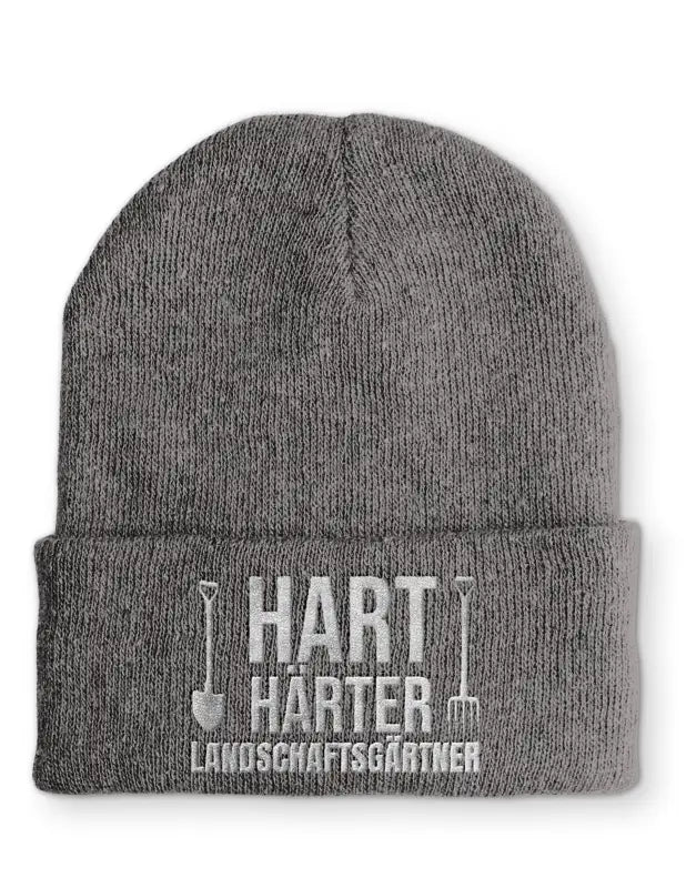 Landschaftsgärtner Statement Beanie Mütze mit Spruch - tshirtladen - Mütze