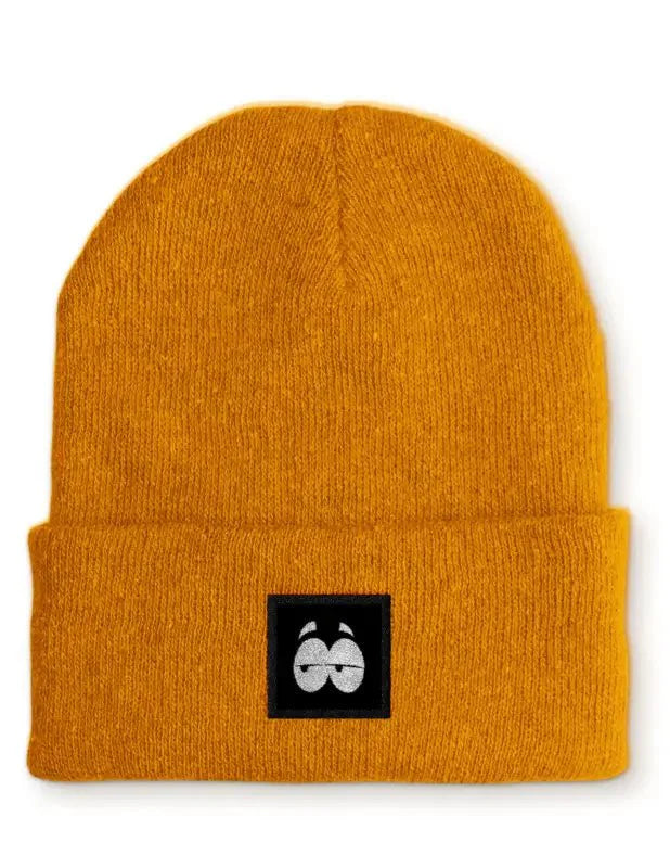 Lustige Comic Eye Augen Statement Beanie Mütze mit Spruch - tshirtladen - Mütze