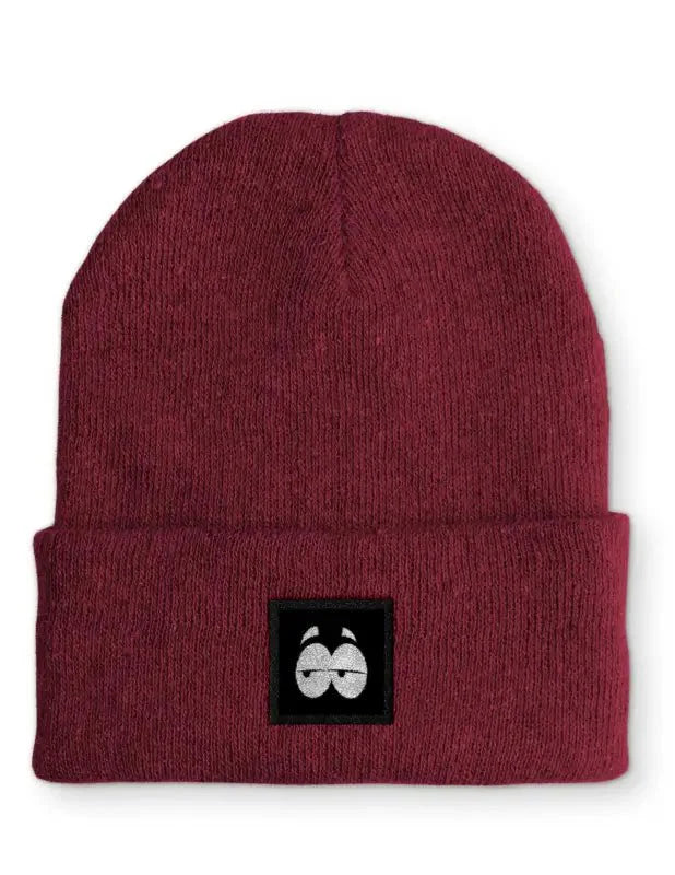 Lustige Comic Eye Augen Statement Beanie Mütze mit Spruch - tshirtladen - Mütze
