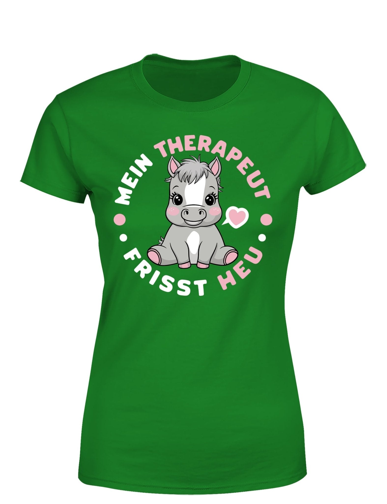Mein Therapeut frisst Heu Damen T-Shirt - tshirtladen - T-Shirt