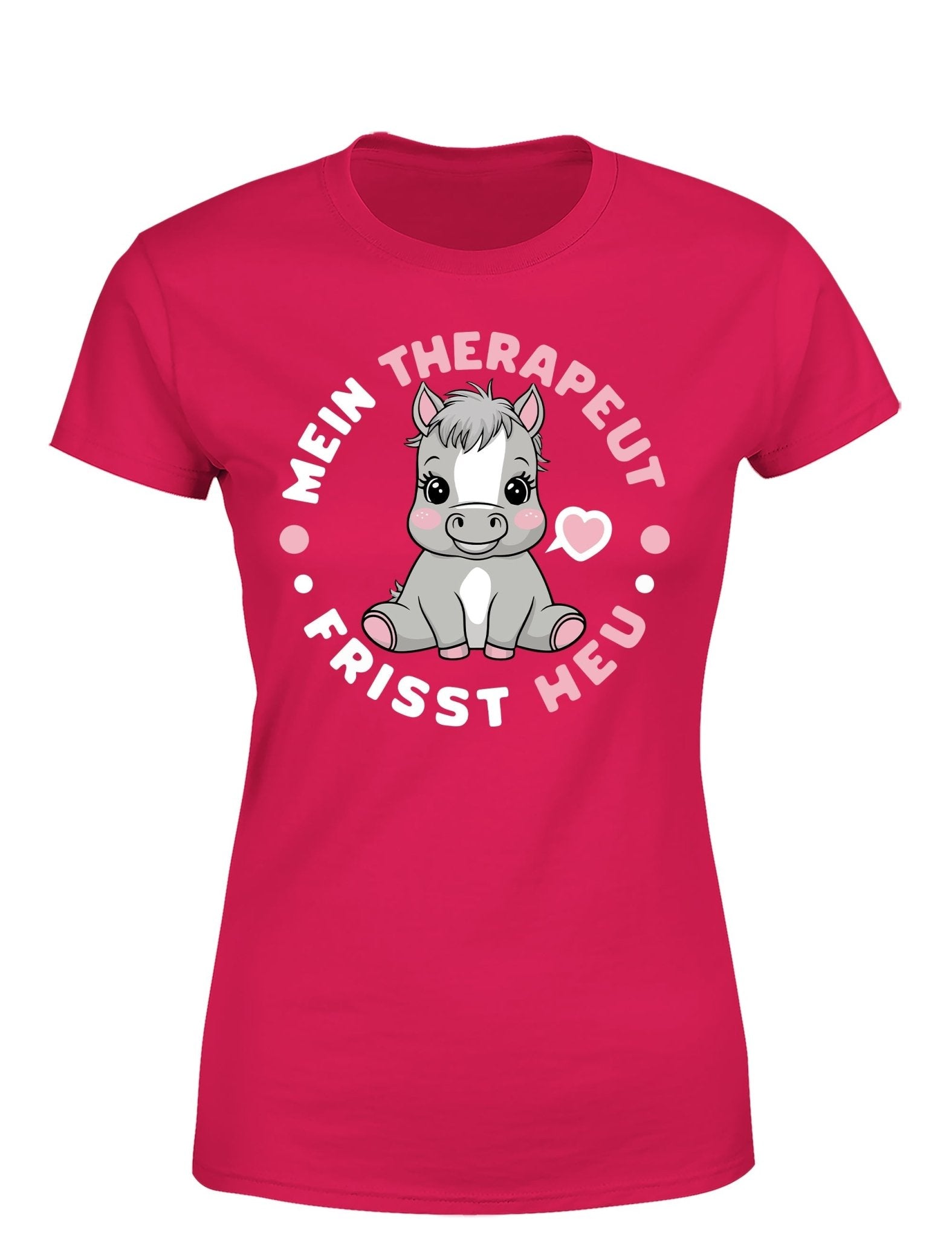 Mein Therapeut frisst Heu Damen T-Shirt - tshirtladen - T-Shirt