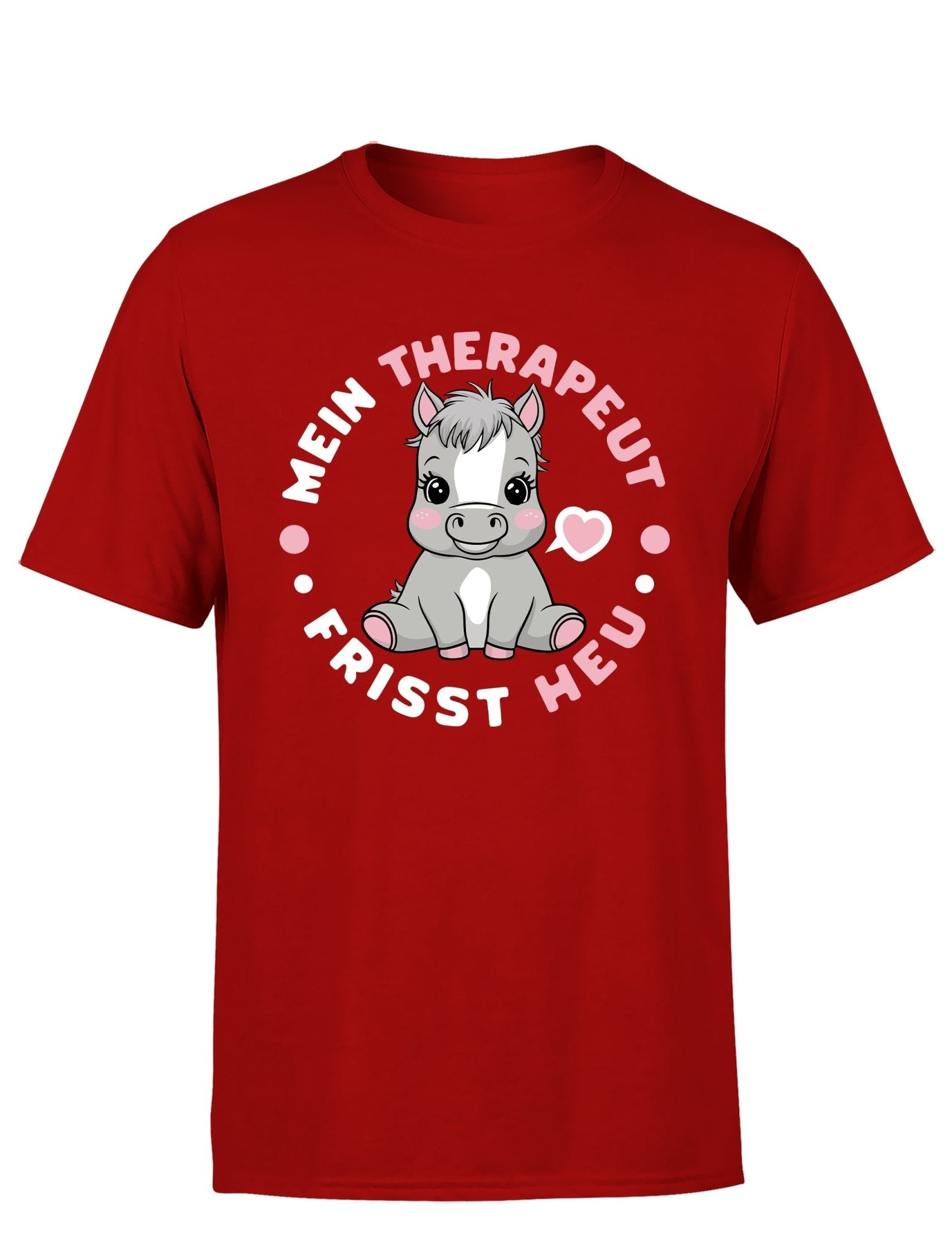Mein Therapeut frisst Heu Herren T-Shirt - tshirtladen - T-Shirt