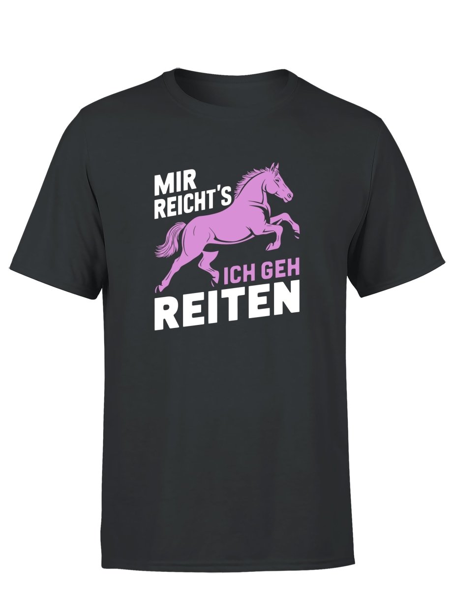 Mir reicht´s ich geh Reiten Herren T-Shirt - Schwarzer - Kaffee