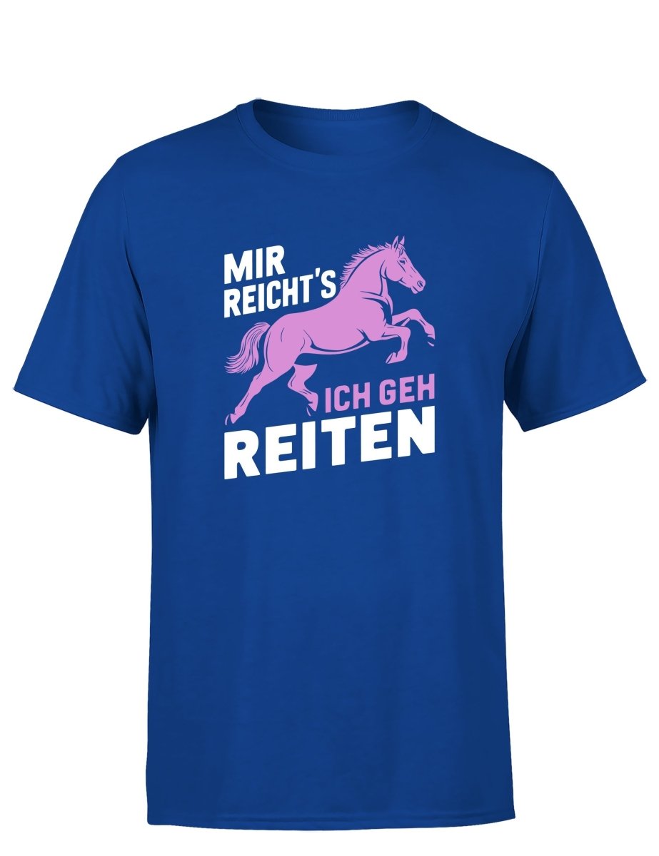 Mir reicht´s ich geh Reiten Herren T-Shirt - Schwarzer - Kaffee