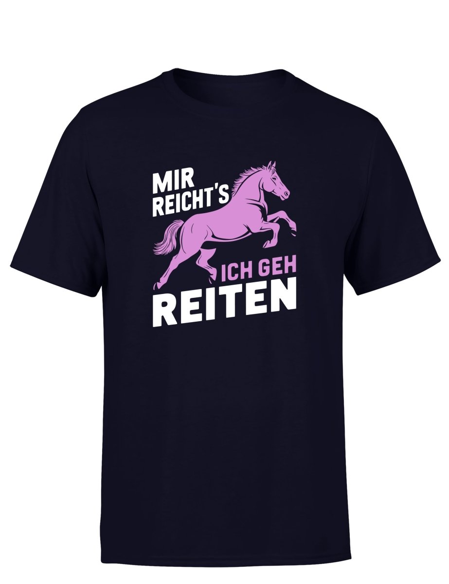 Mir reicht´s ich geh Reiten Herren T-Shirt - Schwarzer - Kaffee