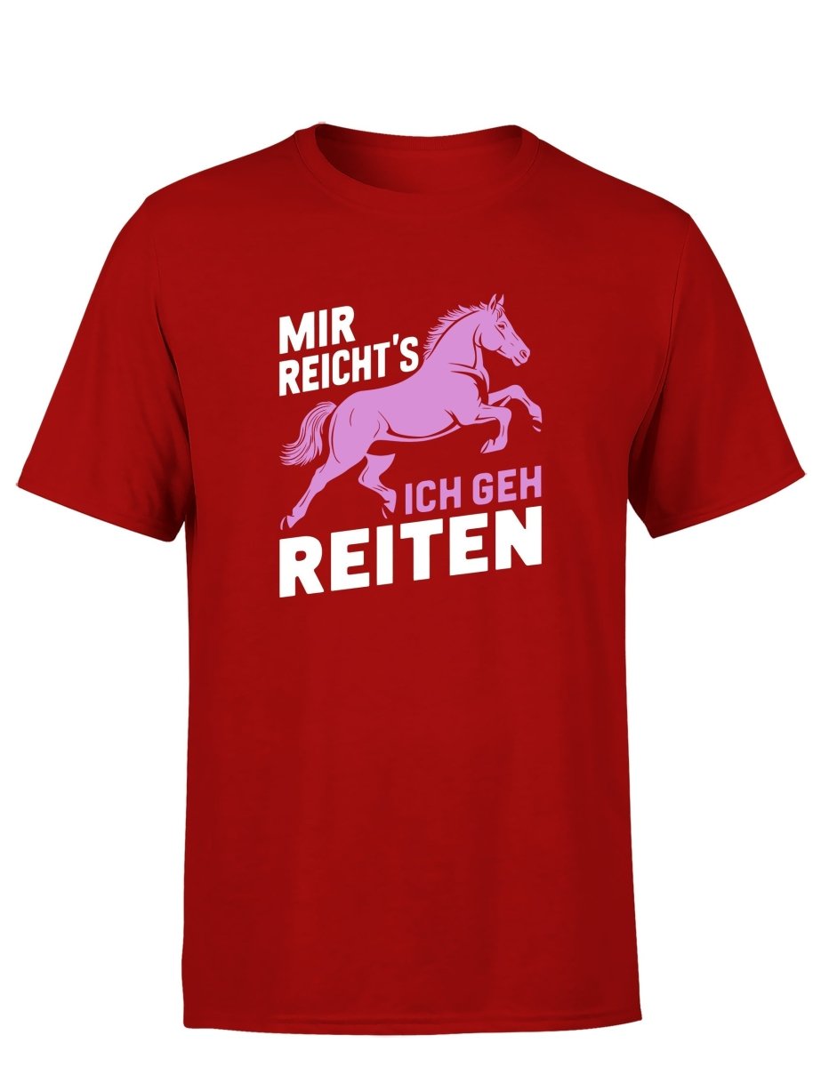 Mir reicht´s ich geh Reiten Herren T-Shirt - Schwarzer - Kaffee
