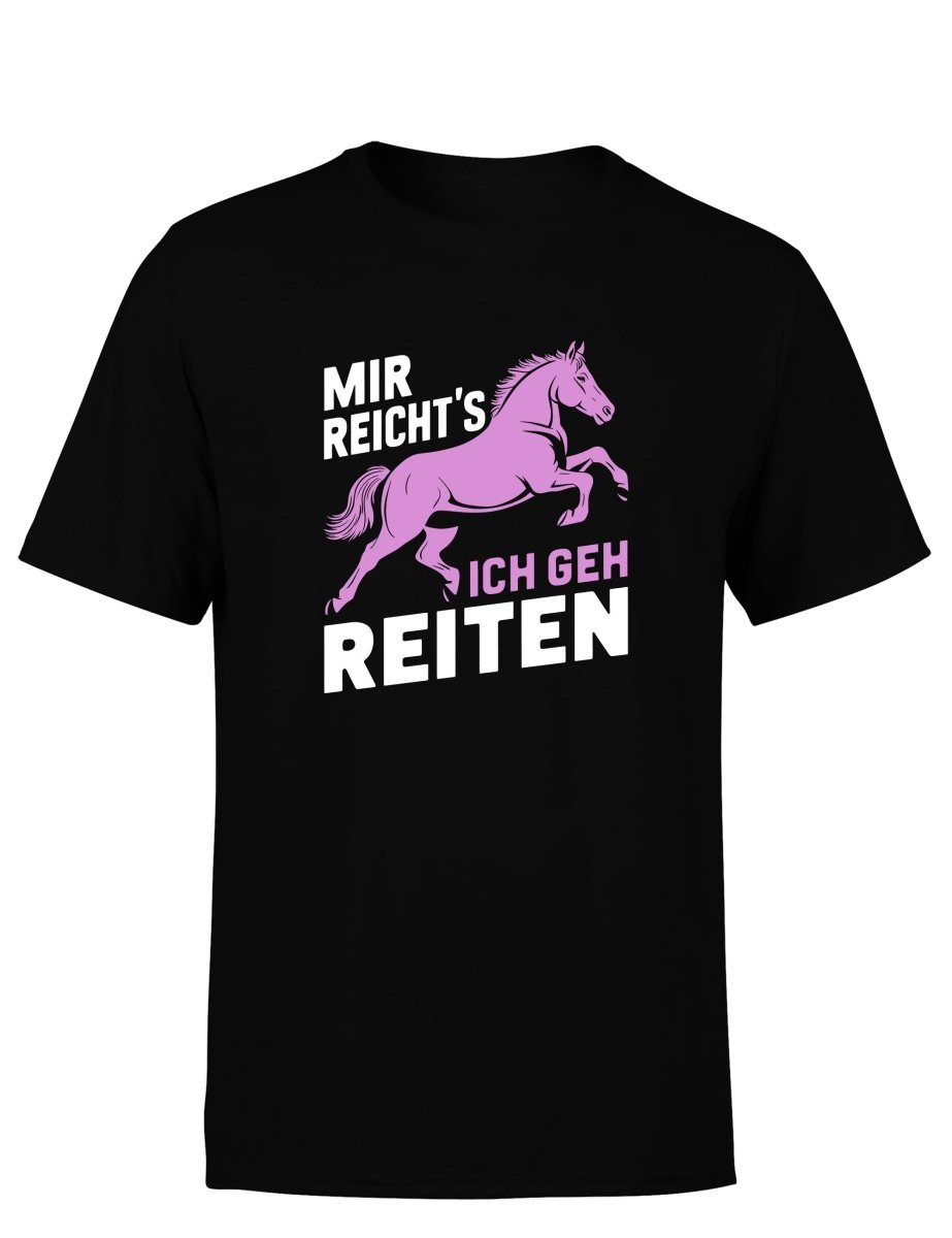 Mir reicht´s ich geh Reiten Herren T-Shirt - Schwarzer - Kaffee