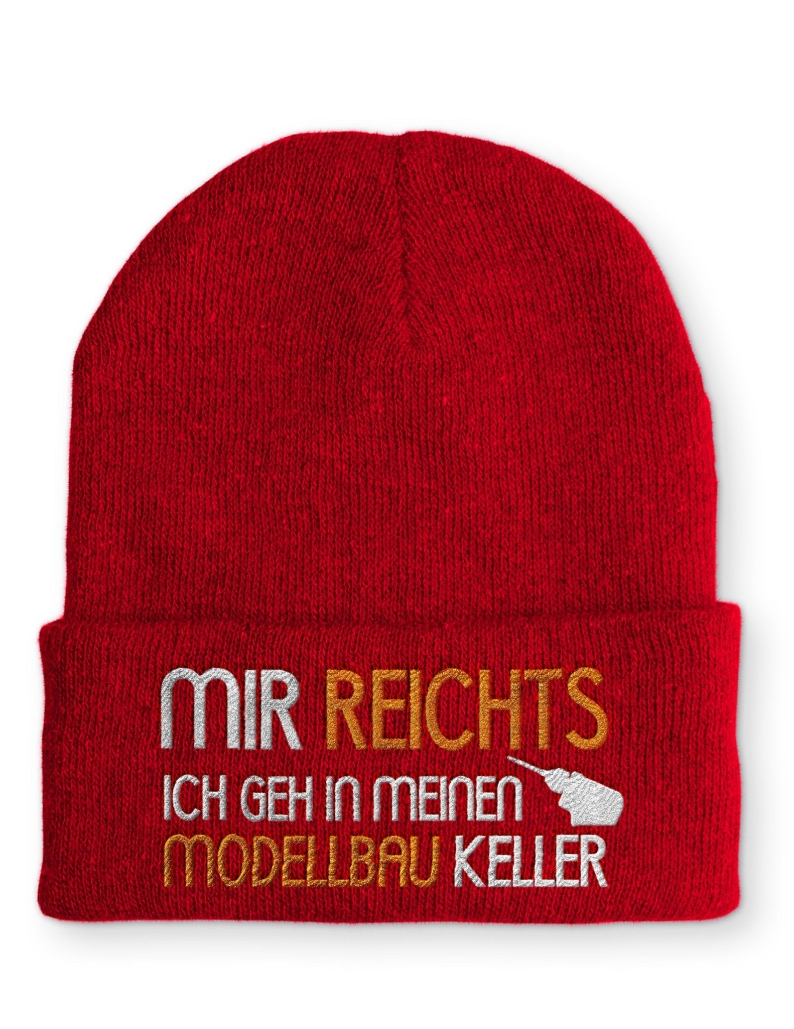 Modellbau Keller Beanie Mütze mit Spruch - tshirtladen - Mütze