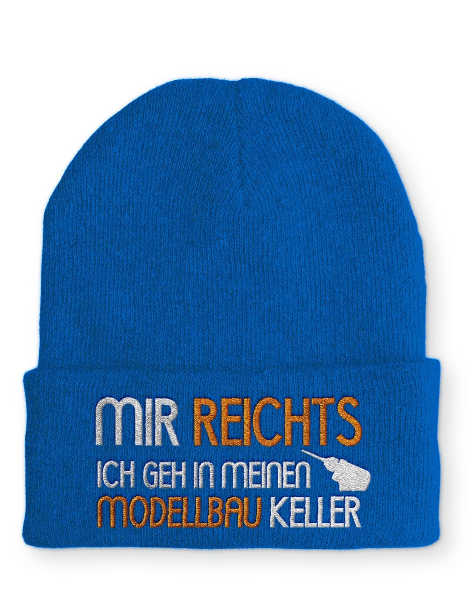 Modellbau Keller Beanie Mütze mit Spruch - tshirtladen - Mütze
