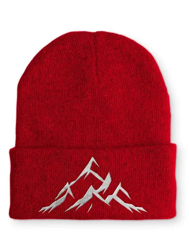Mountains Berge Outdoor Statement Beanie Mütze mit Spruch - tshirtladen - Mütze