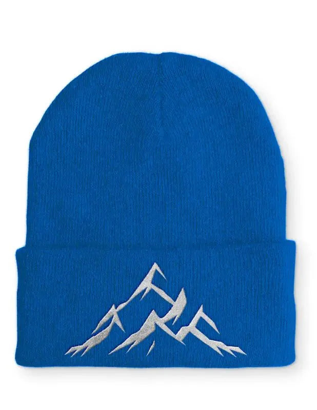 Mountains Berge Outdoor Statement Beanie Mütze mit Spruch - tshirtladen - Mütze